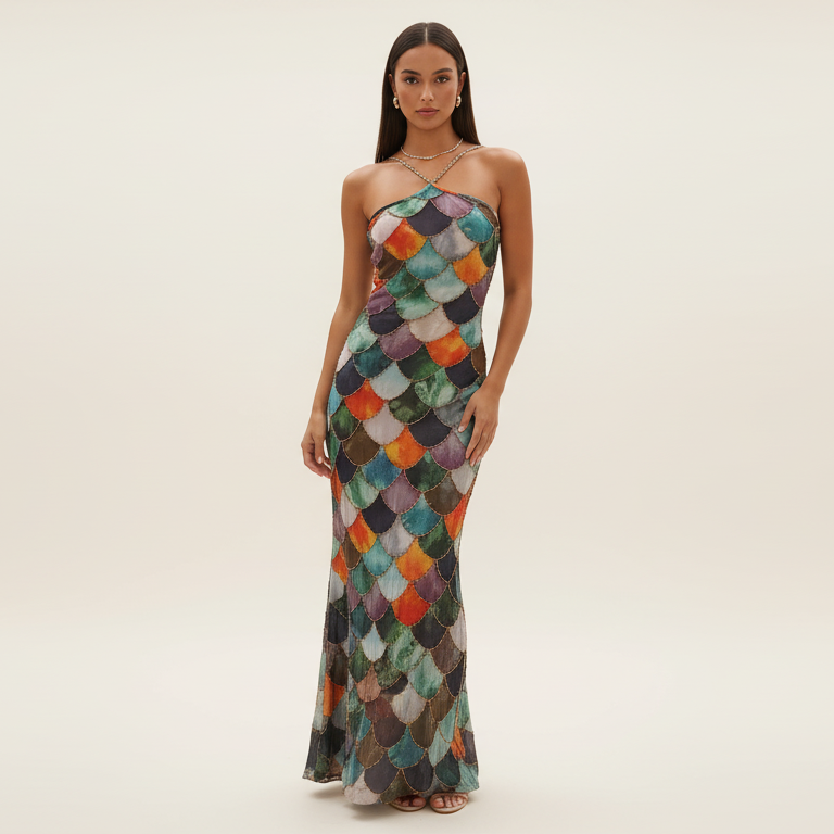 Marielle Mermaid Maxi Dress