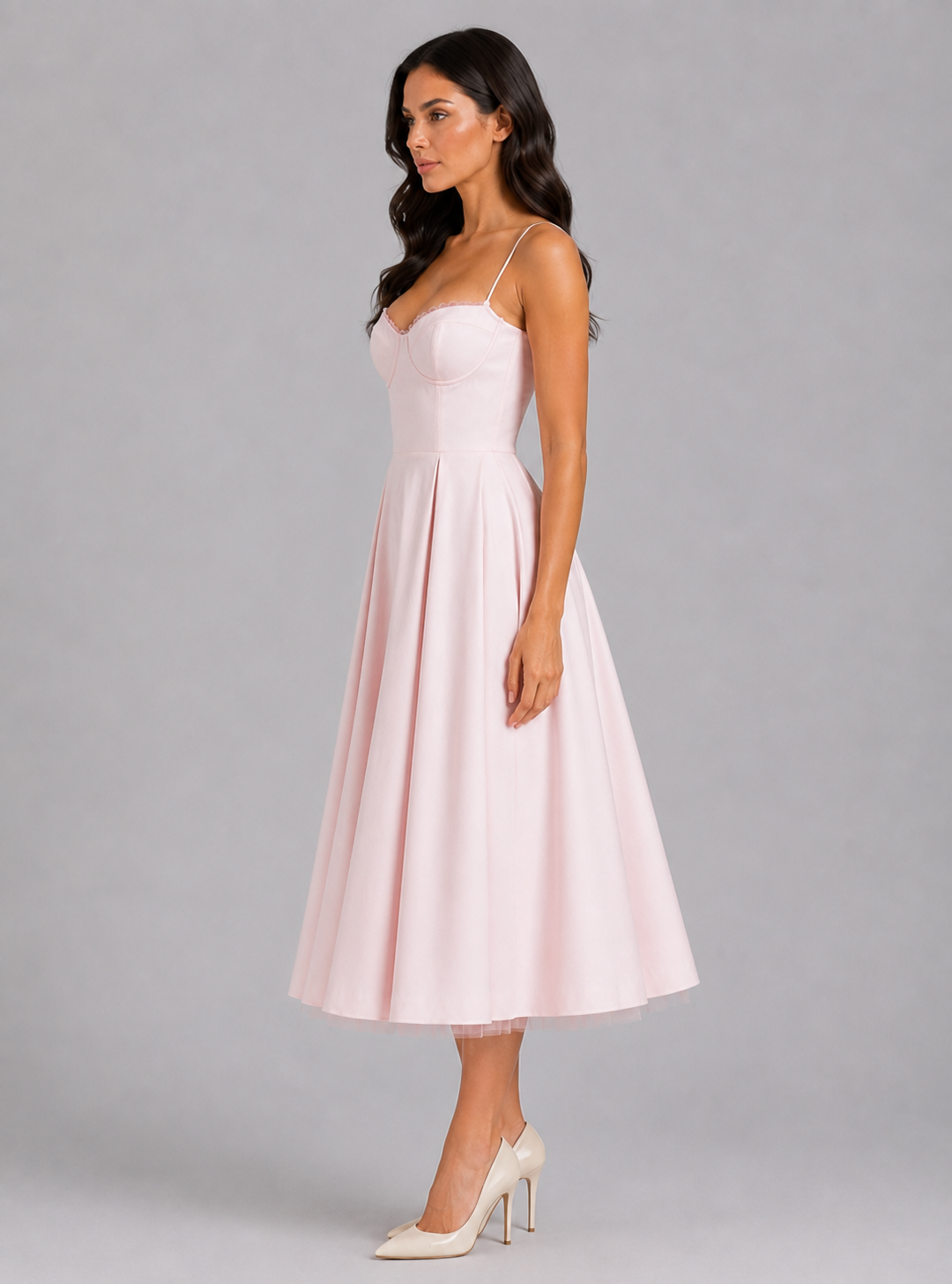 Isabelle Corset Midi Dress