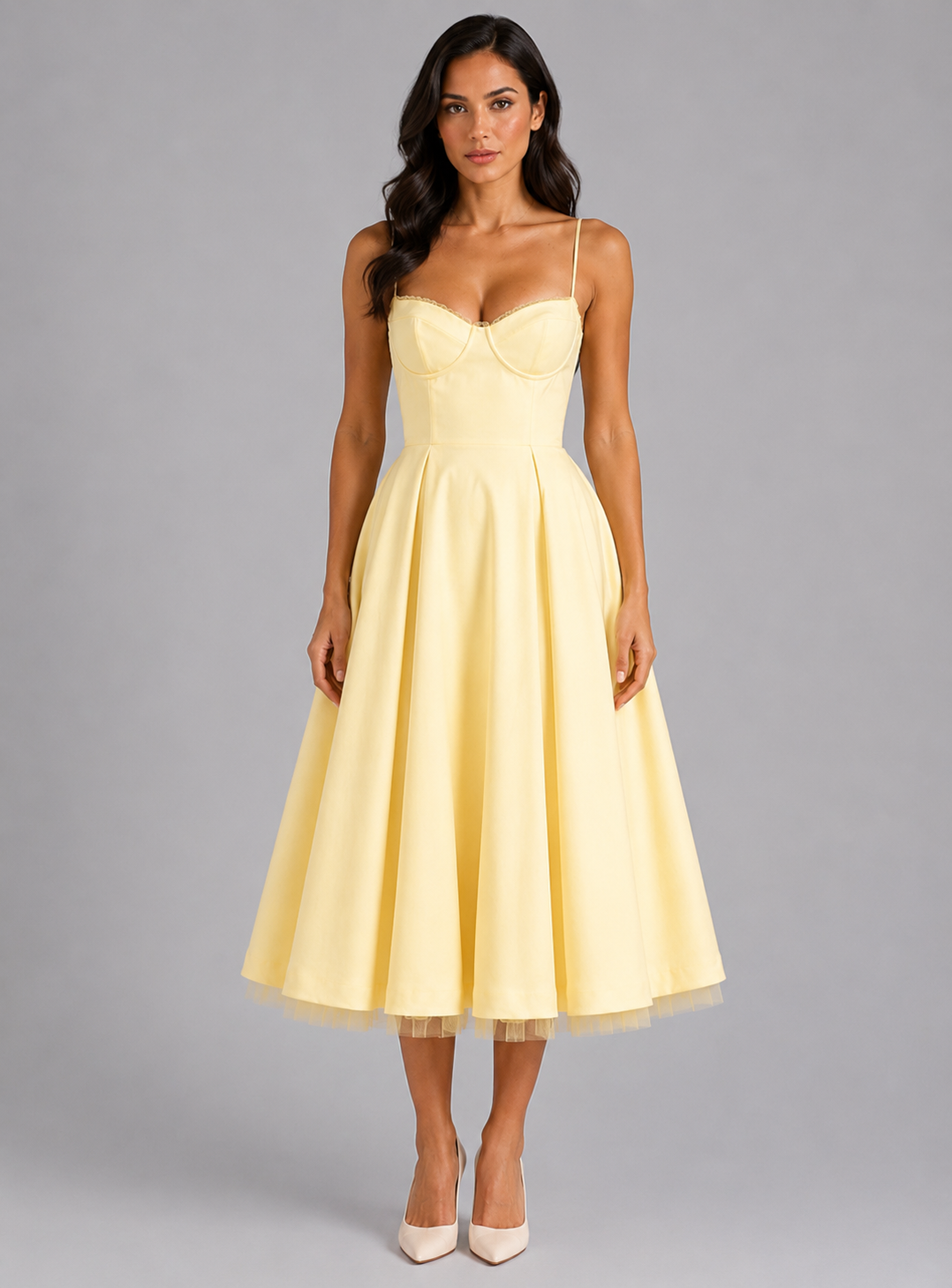 Isabelle Corset Midi Dress