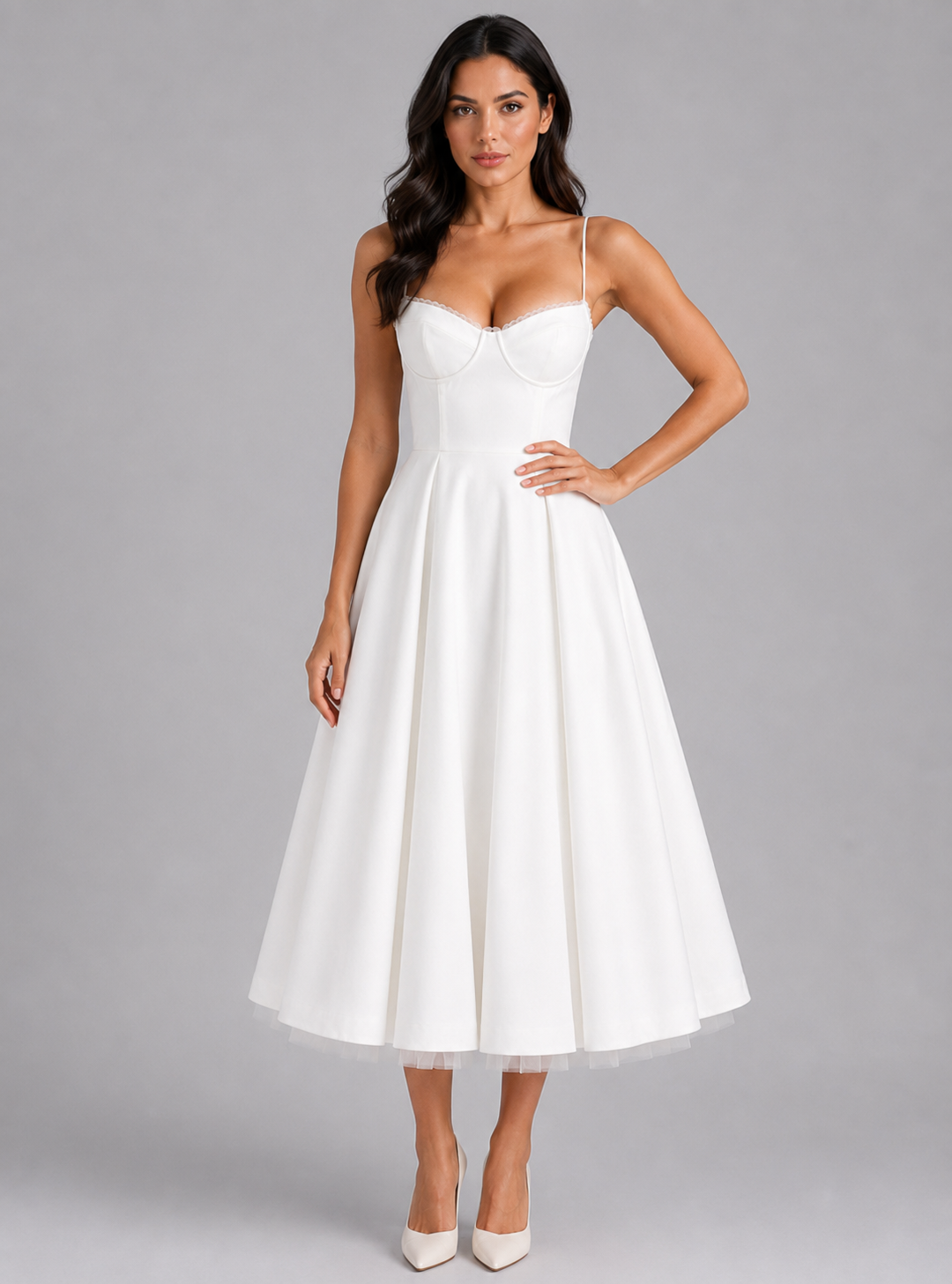 Isabelle Corset Midi Dress