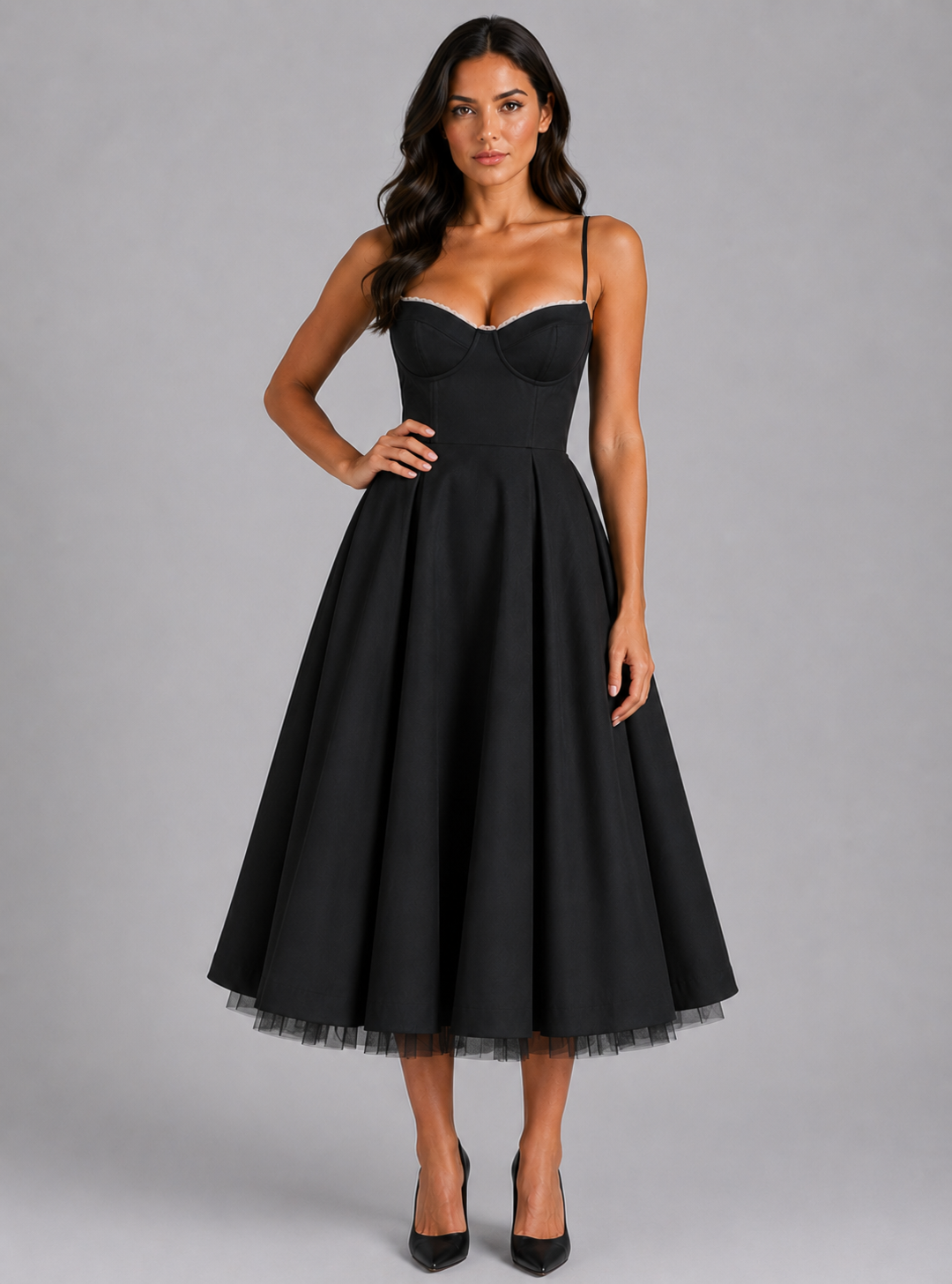 Isabelle Corset Midi Dress