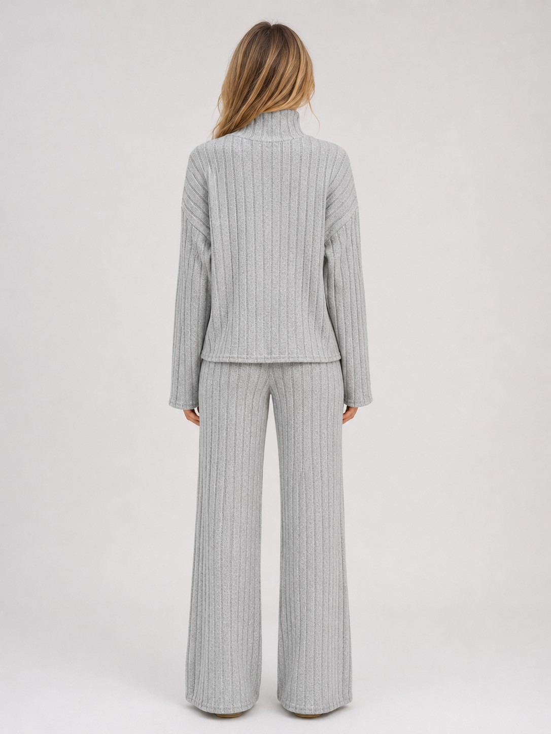 Noelle Ribbed Knit Lounge Set