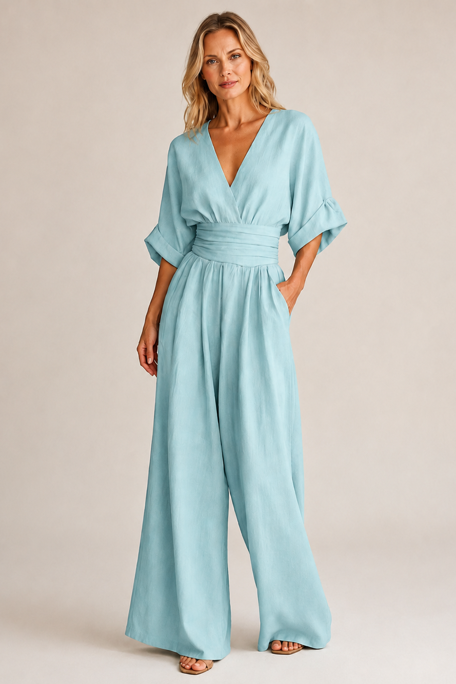 Simone Wide Leg Jumpsuit