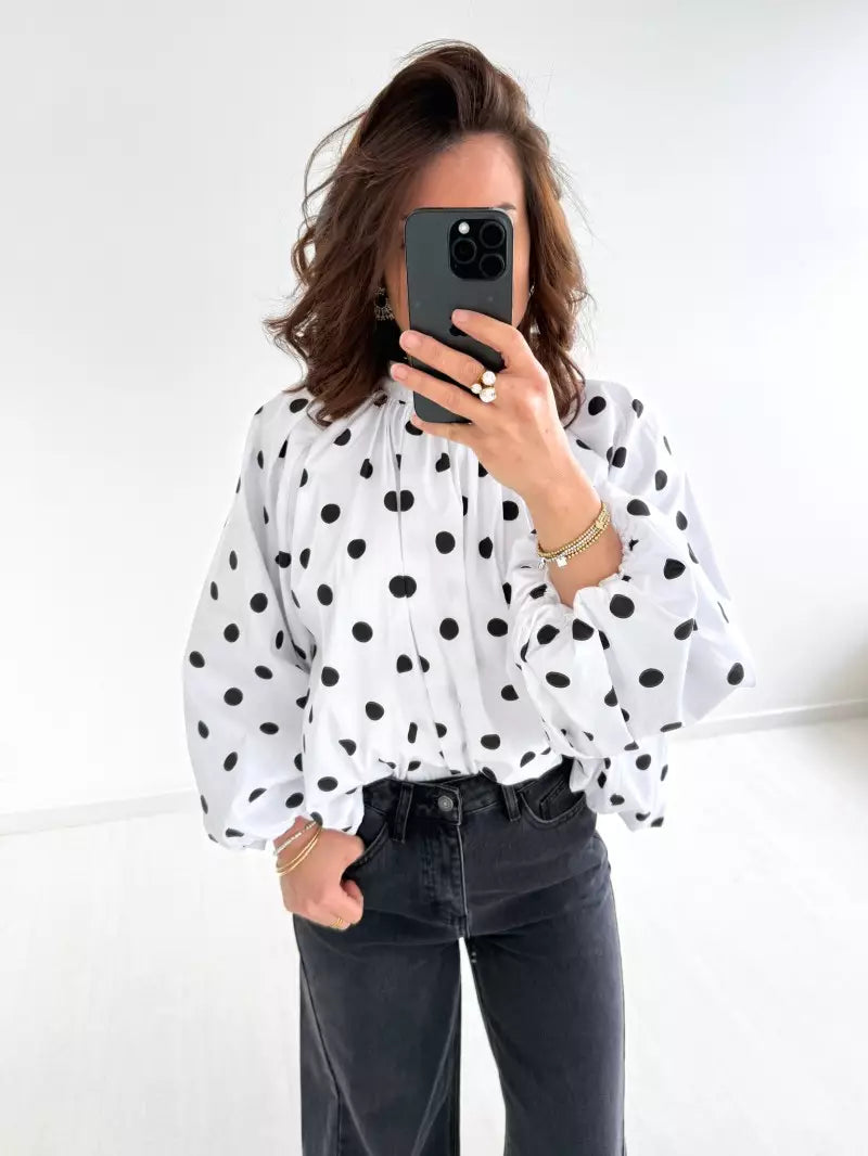 Sacha | Polka Dot Blouse