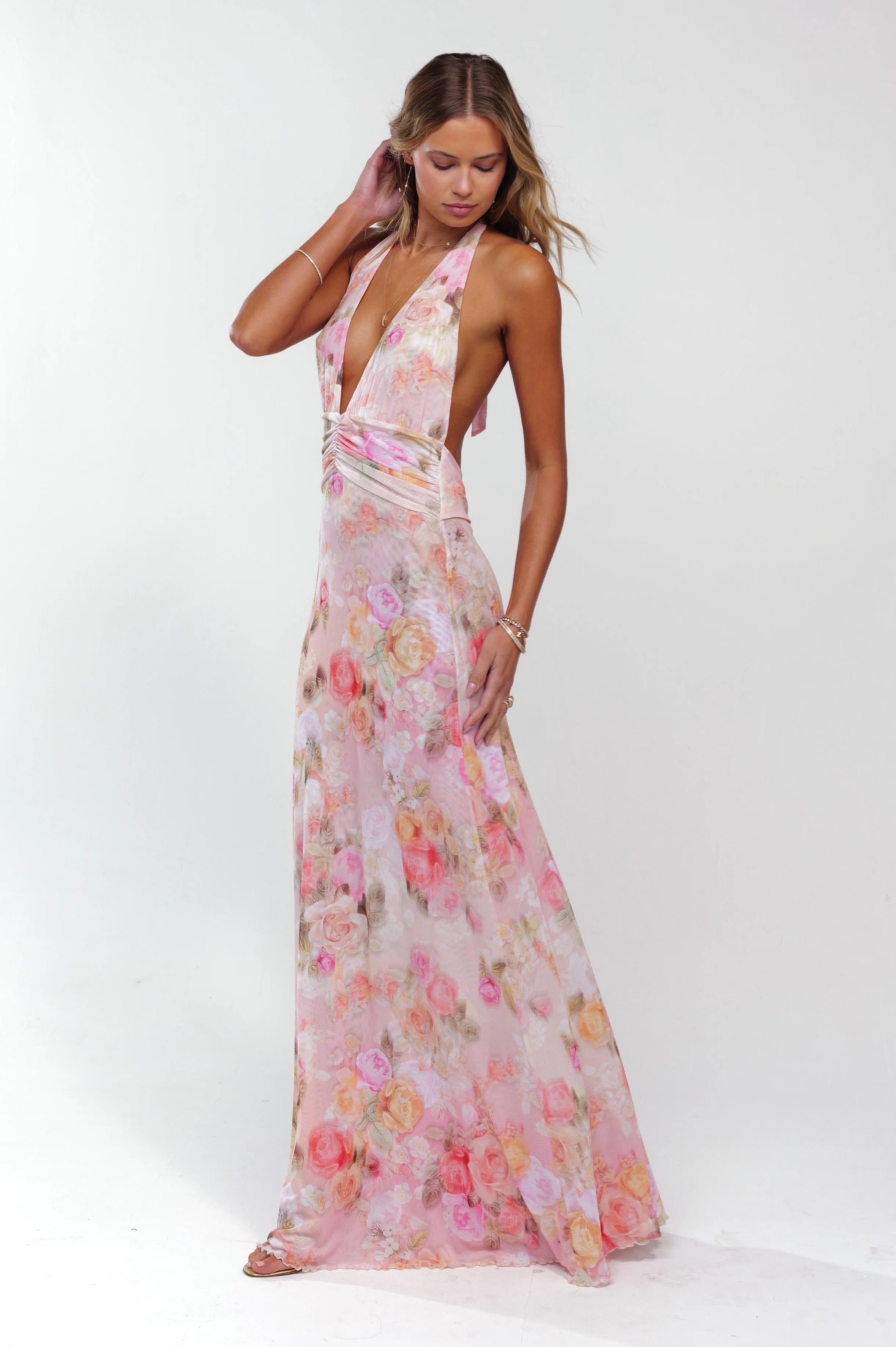 Amara | Halter Maxi Dress