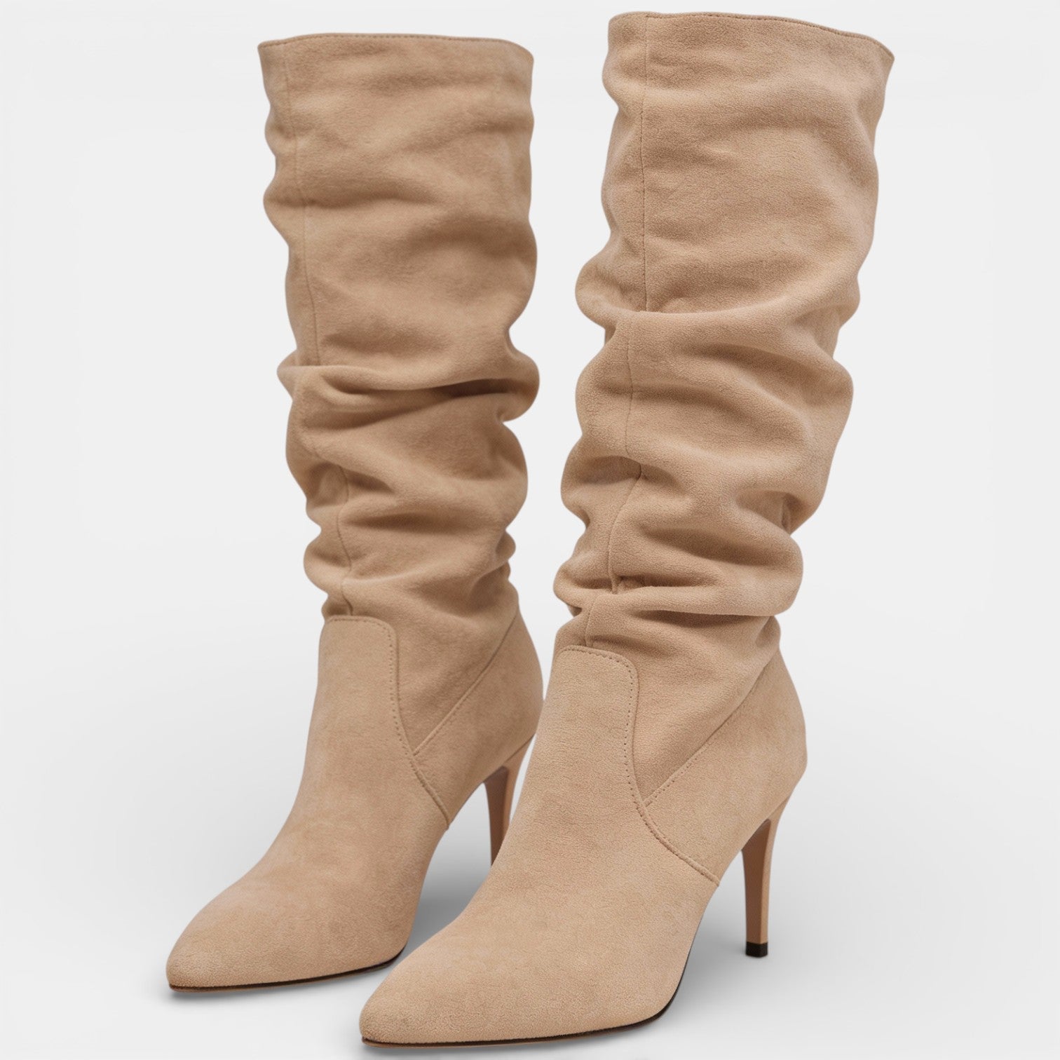Alessia Suede Stiletto Boots