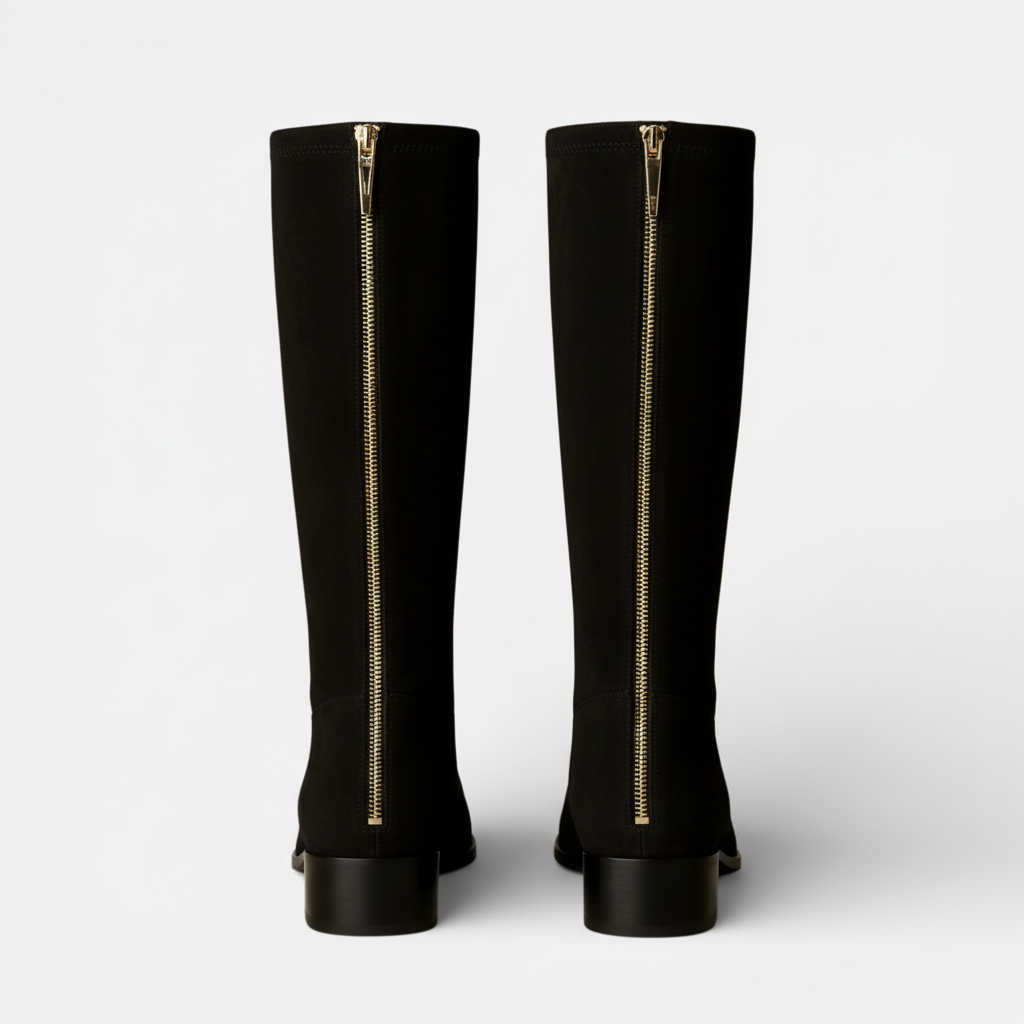 Alessia Knee-High Suede Boots