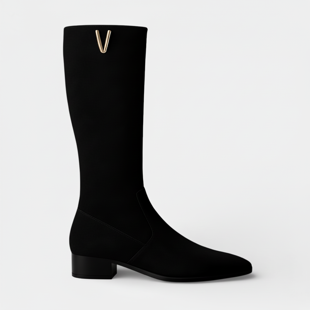 Alessia Knee-High Suede Boots