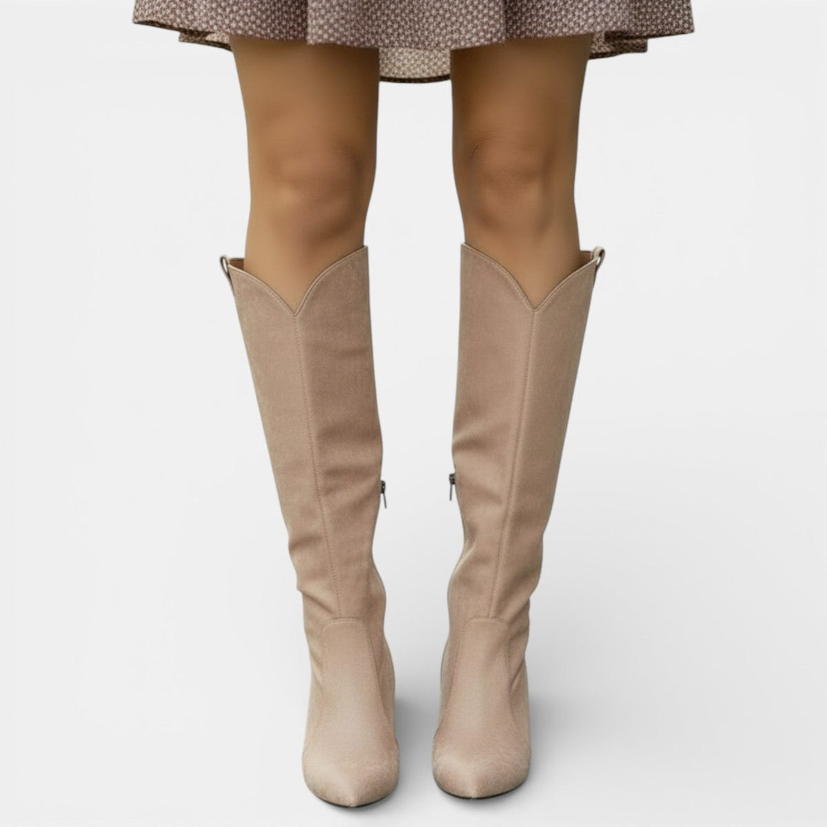 Valeria Mid-Calf Heeled Boots
