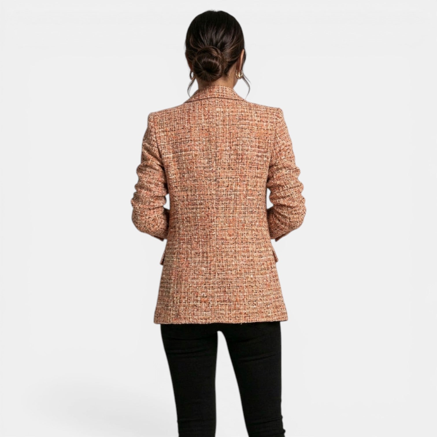 Vivienne Printed Double-Breasted Blazer