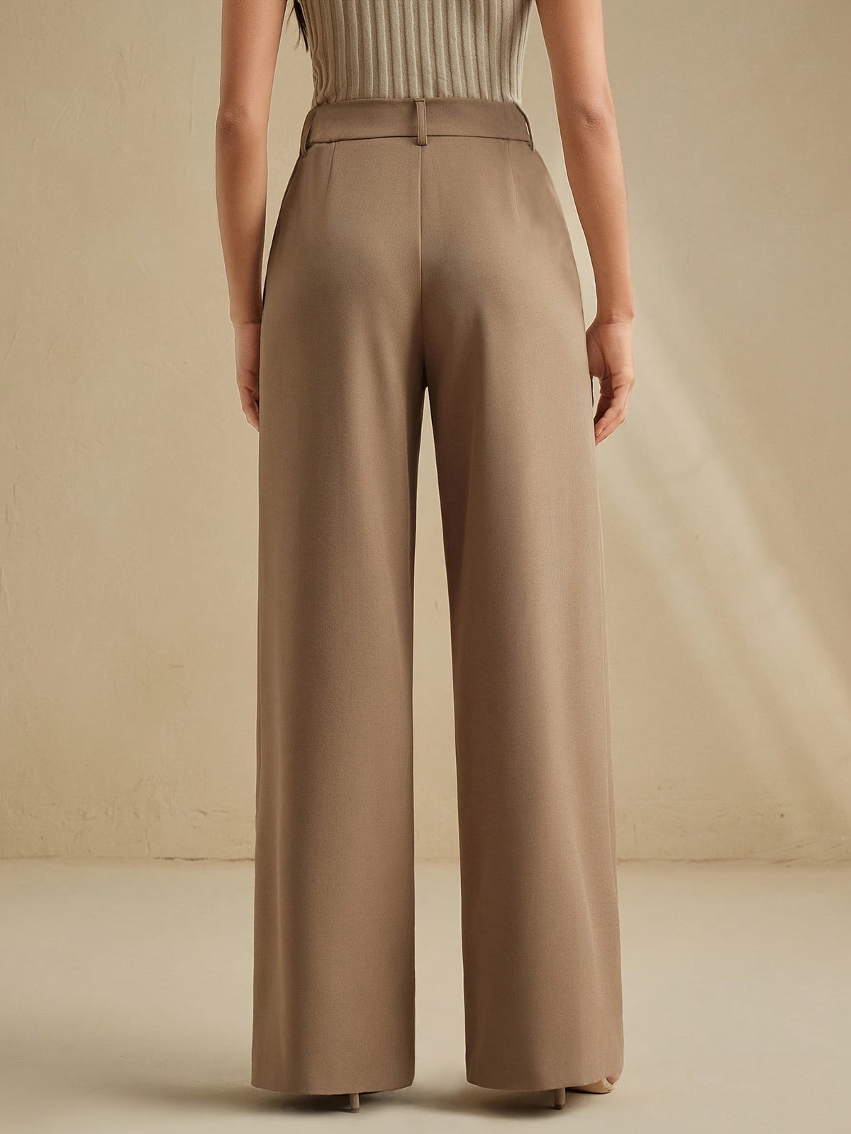 Amara High-Waisted Wide-Leg Trousers