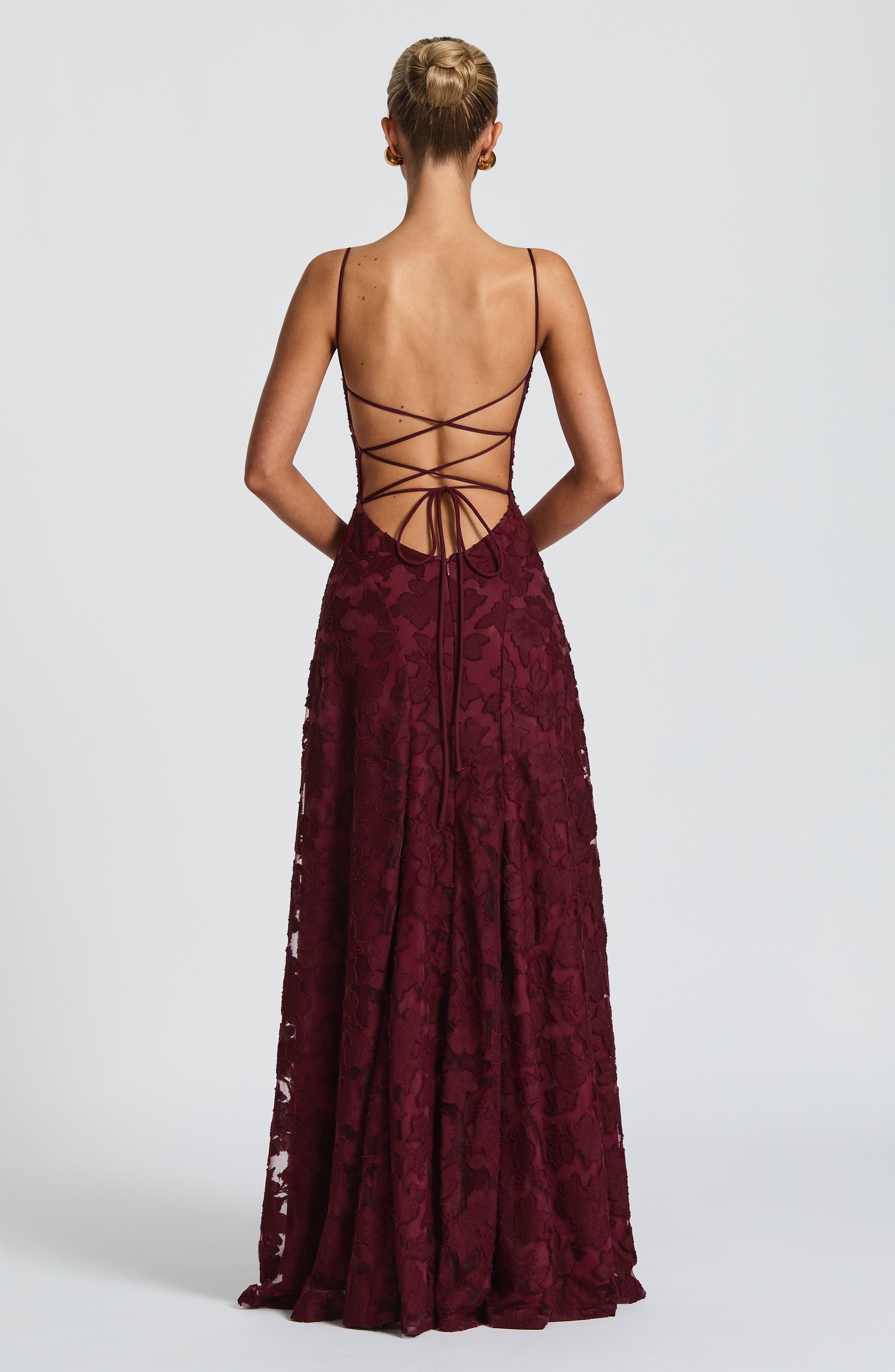 Rosalie Floral Cowl Neck Maxi Dress