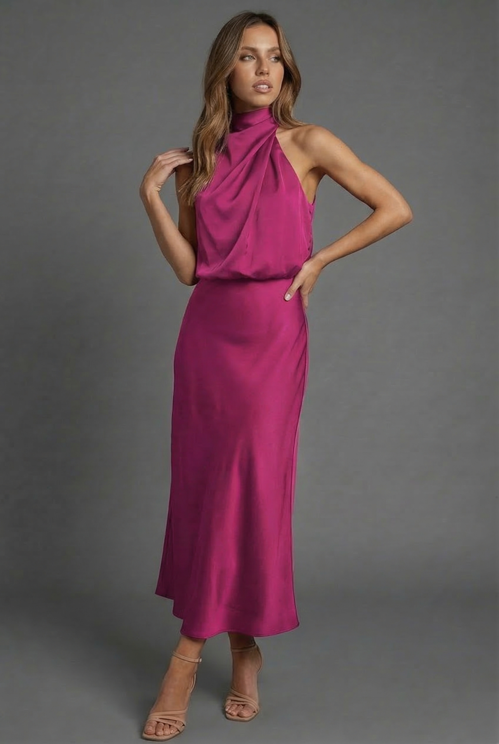 Dolores Wedding Guest Midi Dress