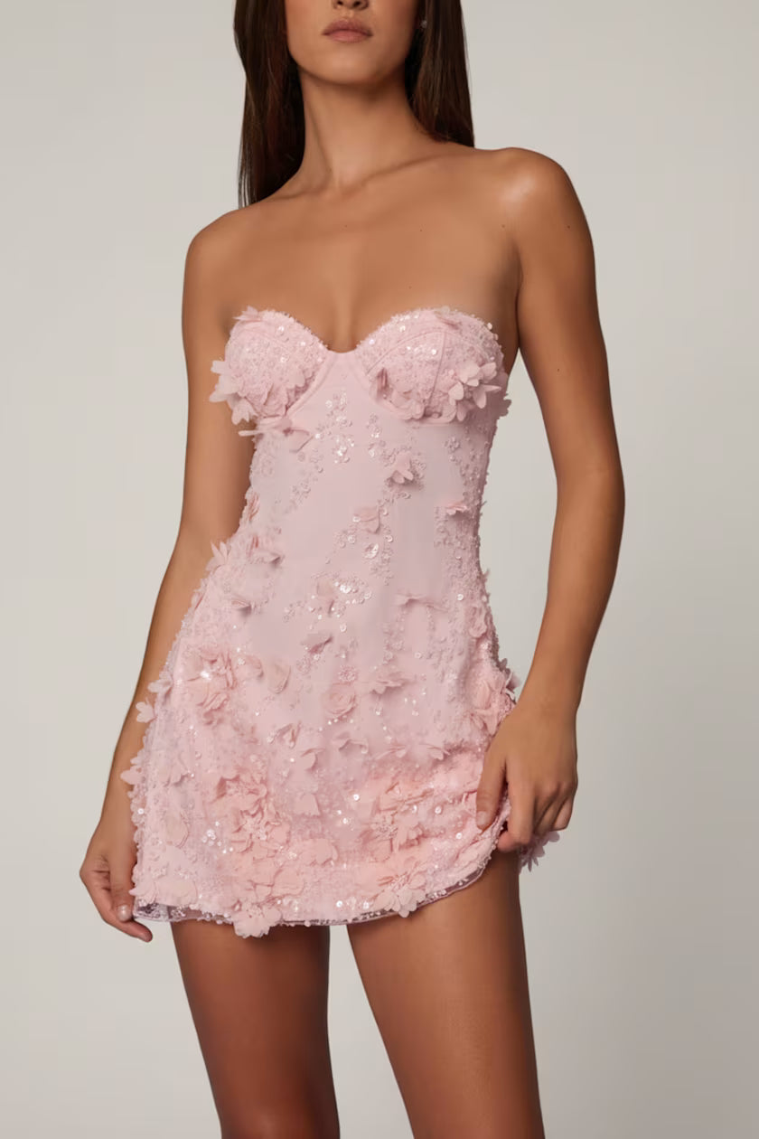 Elara | Floral Mini Dress