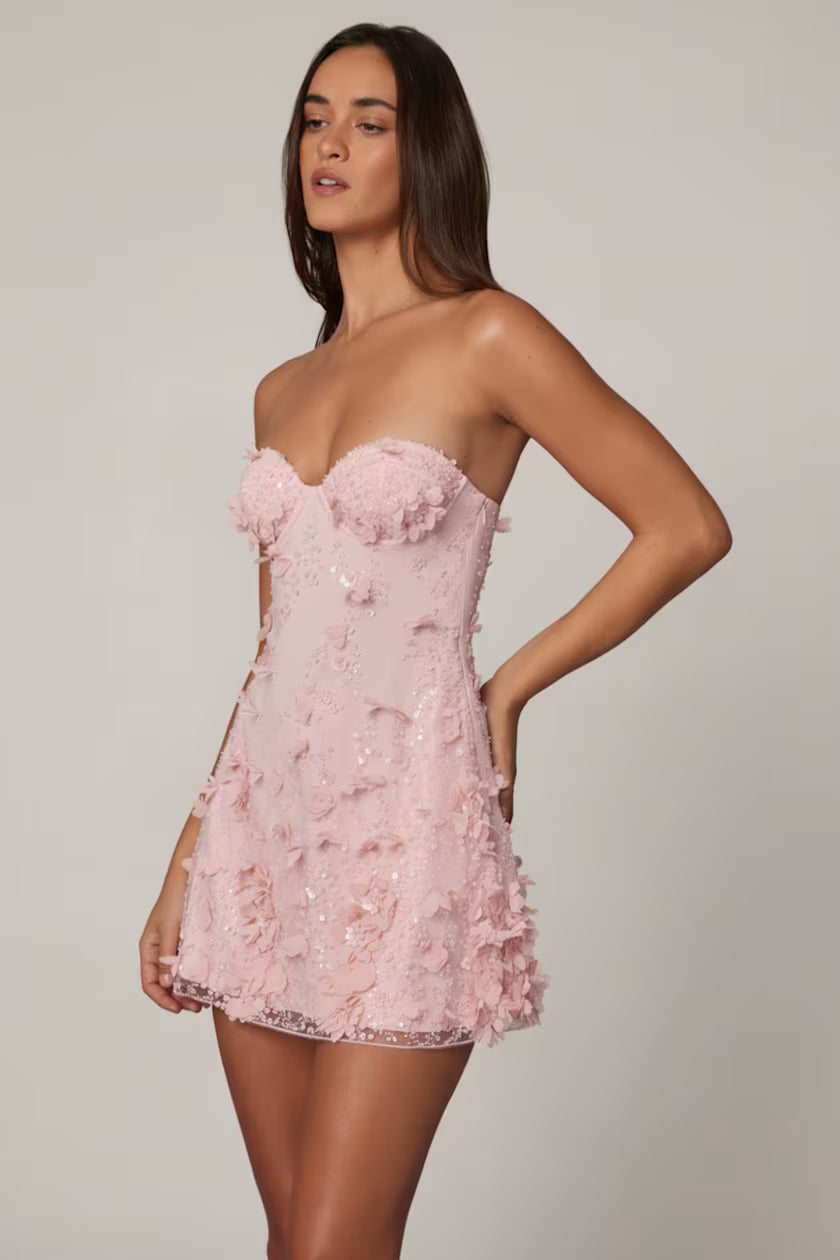 Elara | Floral Mini Dress