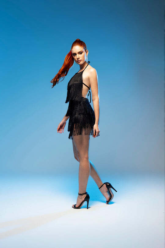 Fernanda Fringe Mini Dress