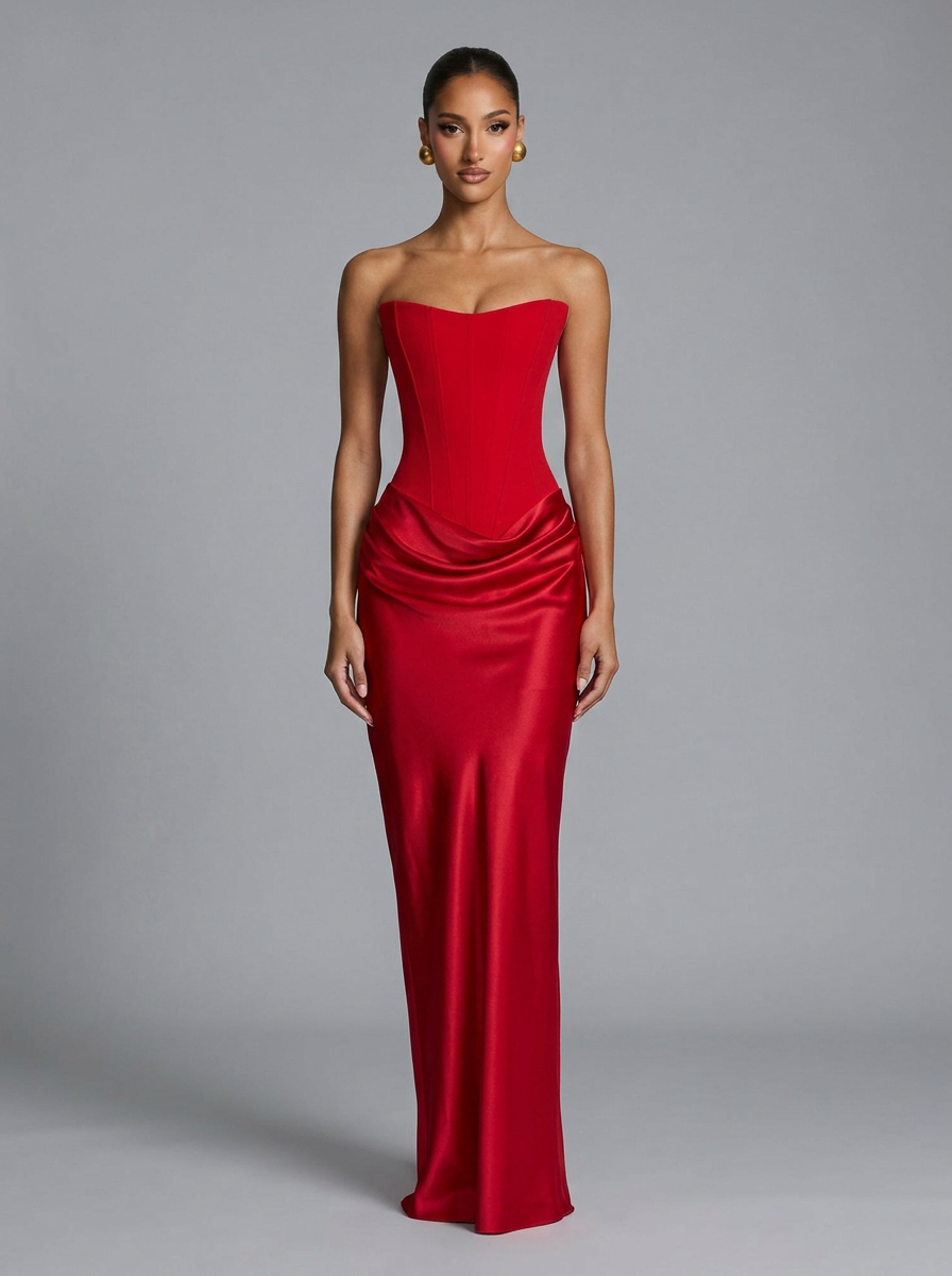 Marcella | Strapless Maxi Dress