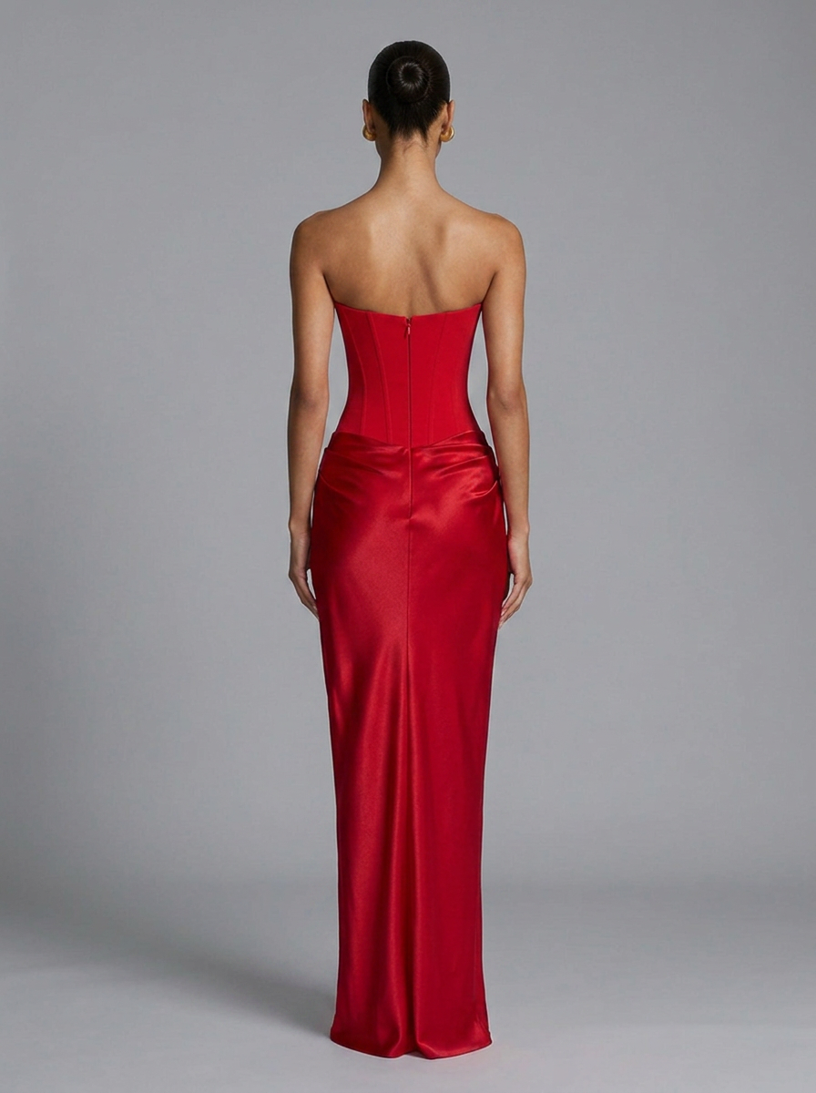 Marcella | Strapless Maxi Dress