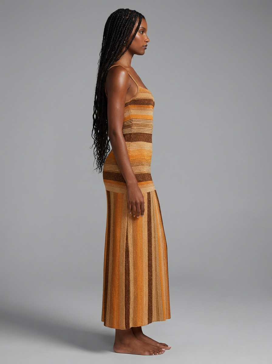 Lina Heat Knit Maxi Dress