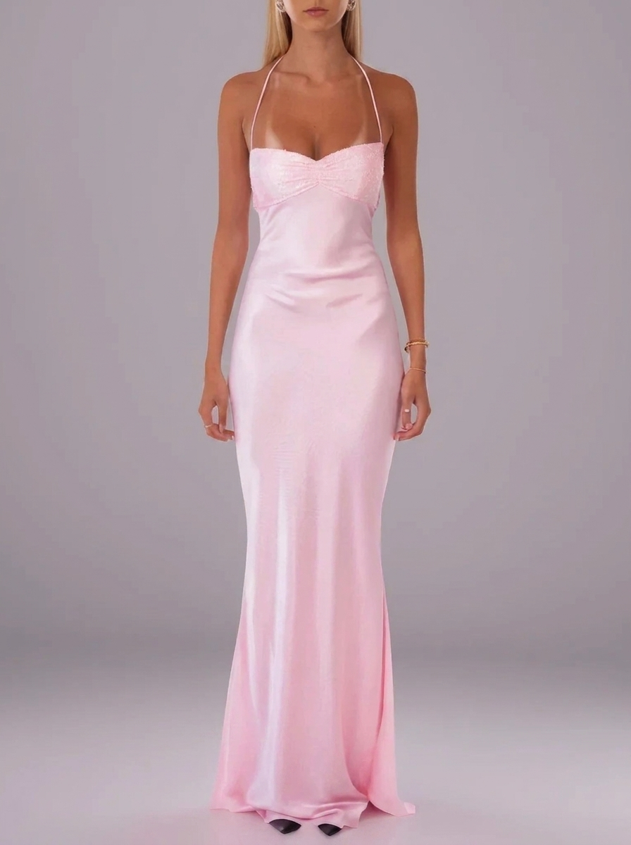 Eliana Sequin Off-Shoulder Maxi Dress