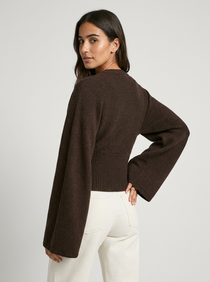 Emilia Ribbed Knit Cardigan