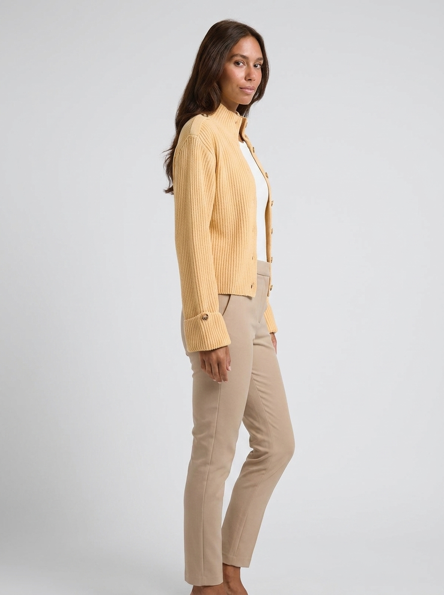 Aurelia Ribbed Knit Cardigan