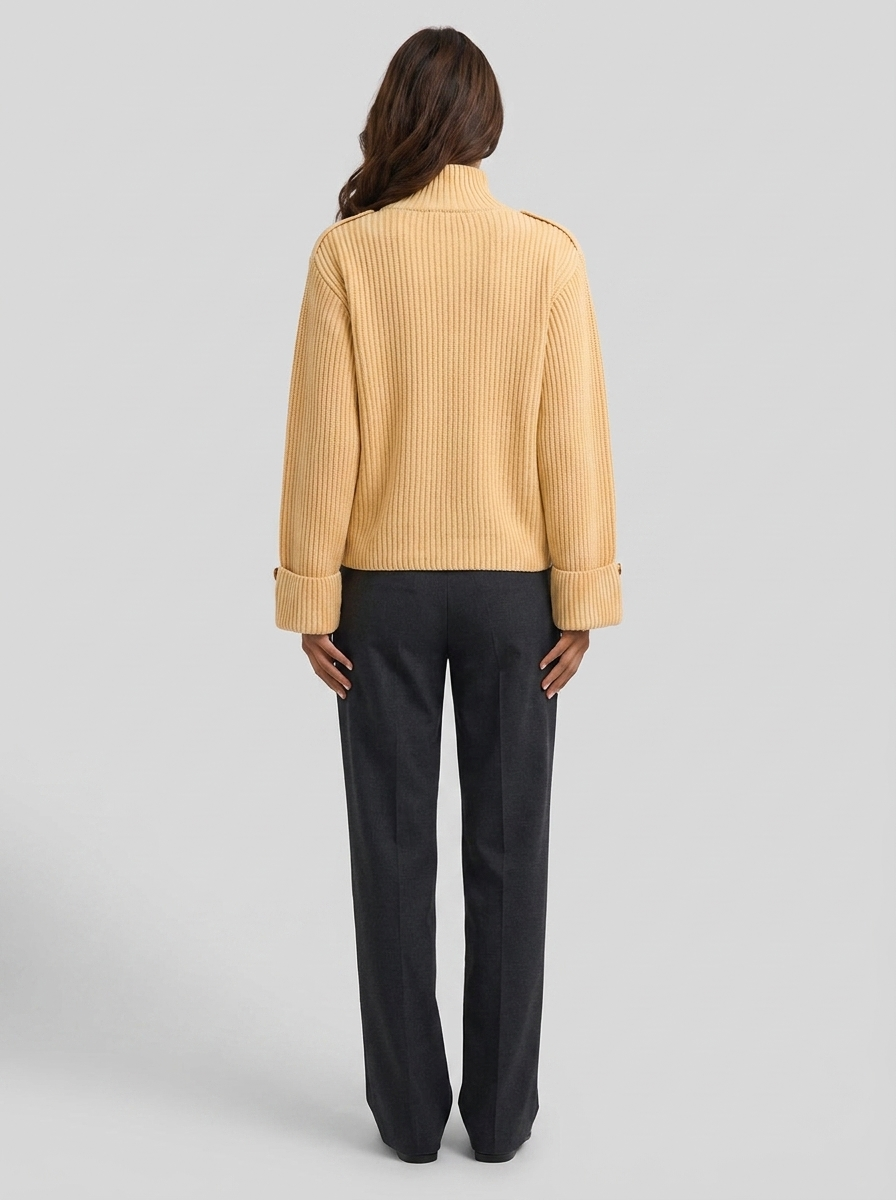 Aurelia Ribbed Knit Cardigan