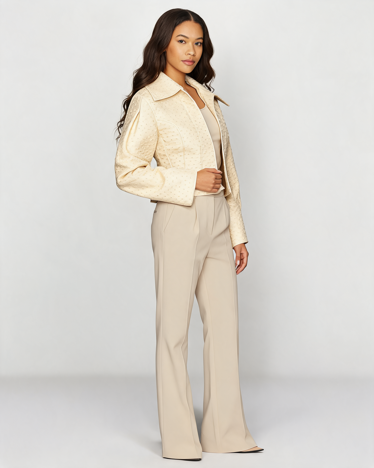 Faux Leather Jacket – Estelle