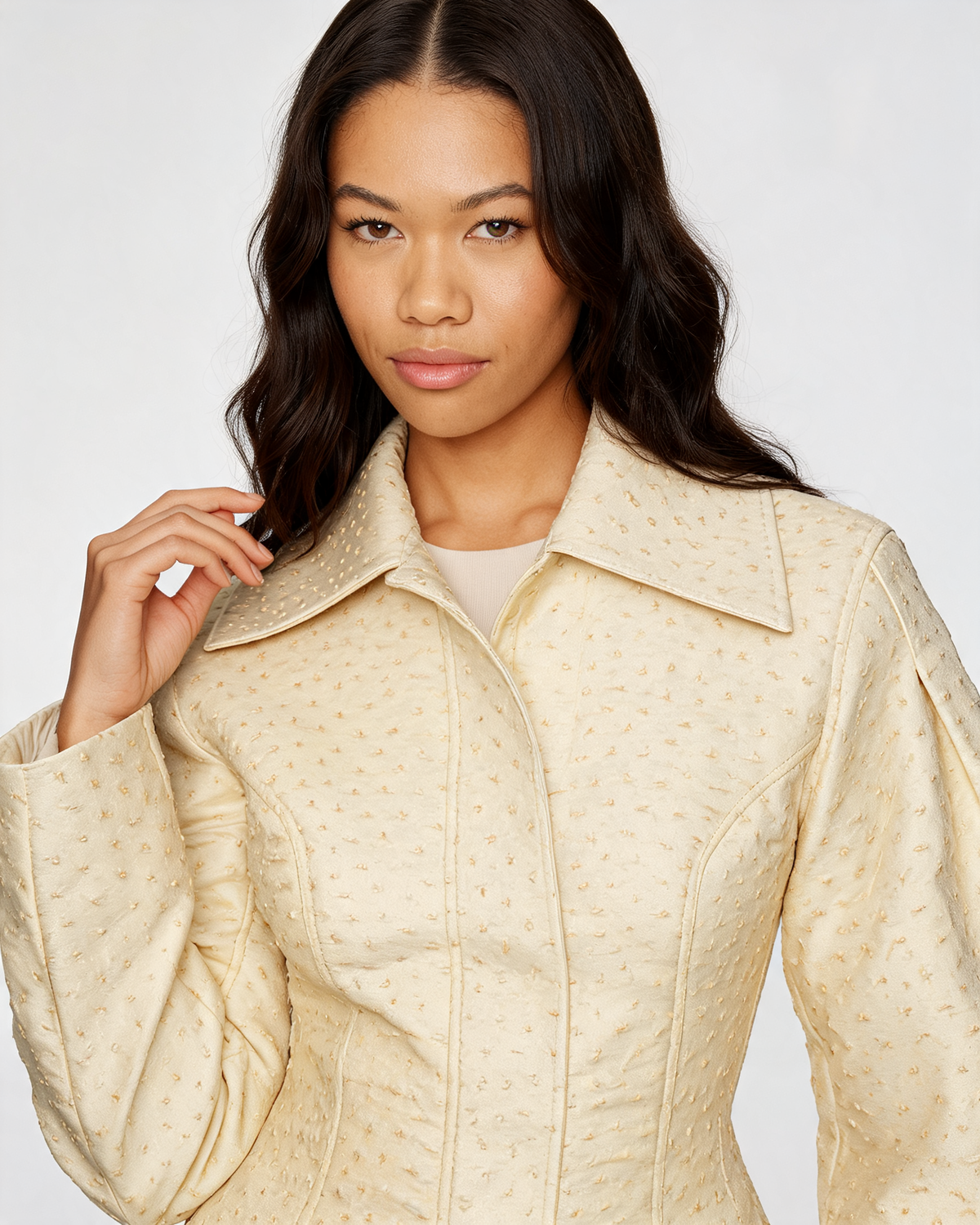 Faux Leather Jacket – Estelle