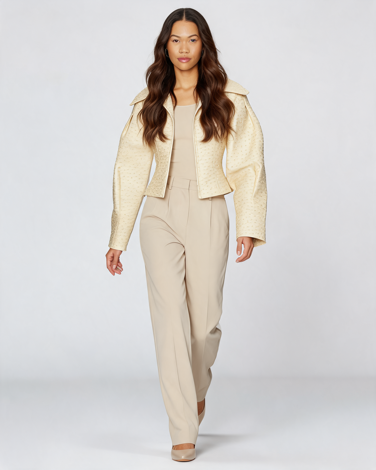 Faux Leather Jacket – Estelle