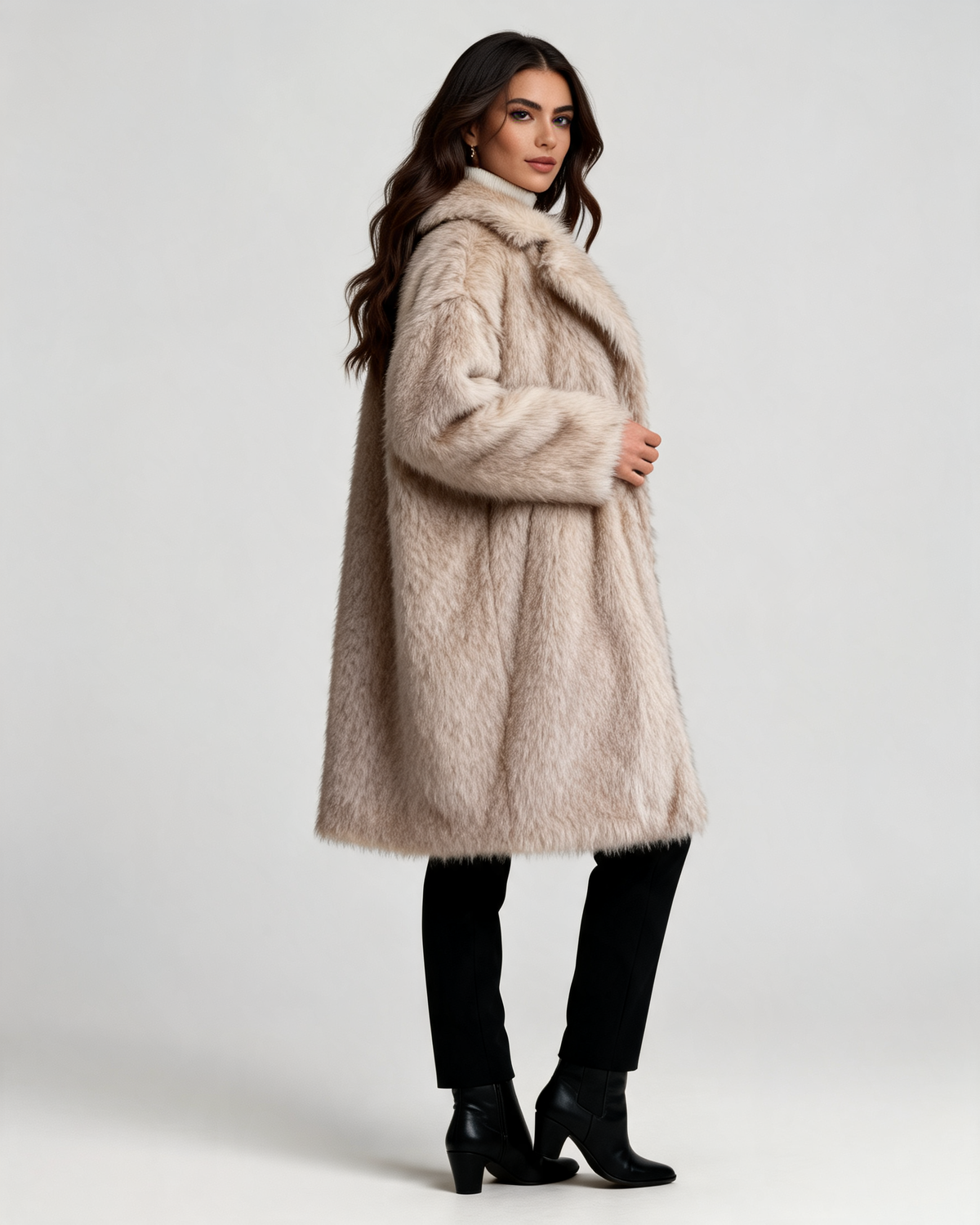 Faux Fur Coat – Celine