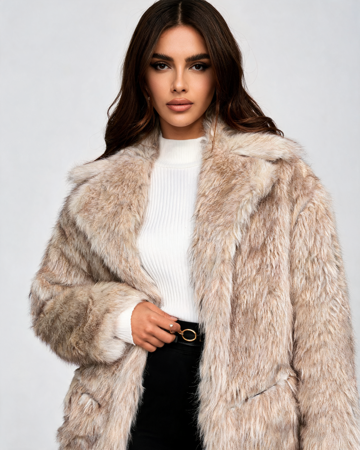 Faux Fur Coat – Celine