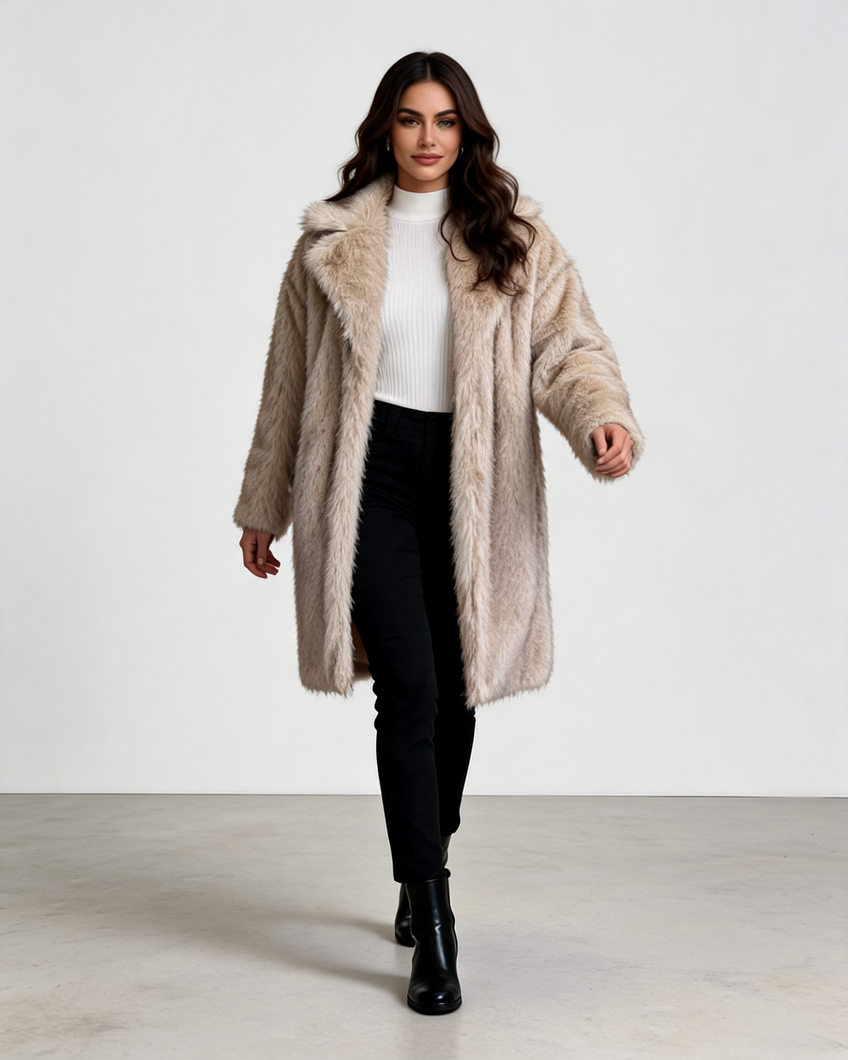 Faux Fur Coat – Celine