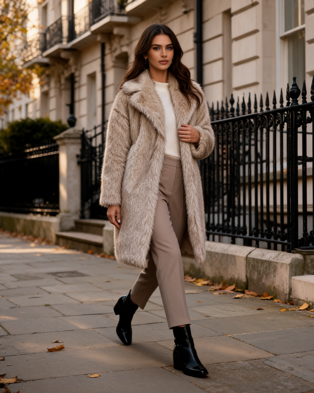 Faux Fur Coat – Celine