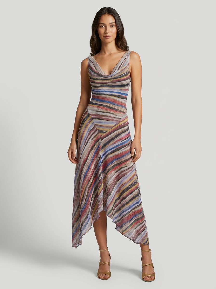 Cora Draped Maxi Dress