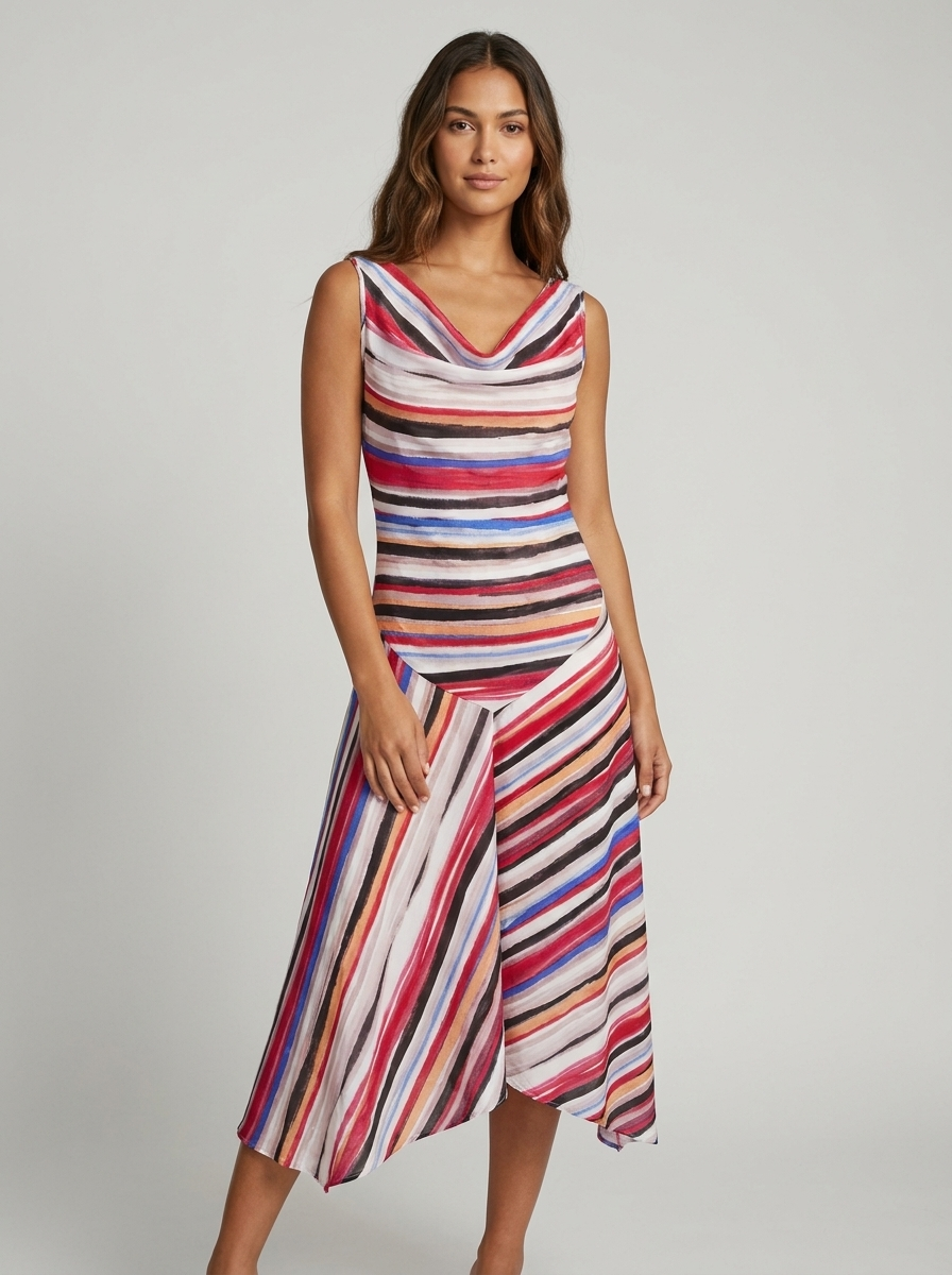 Cora Draped Maxi Dress