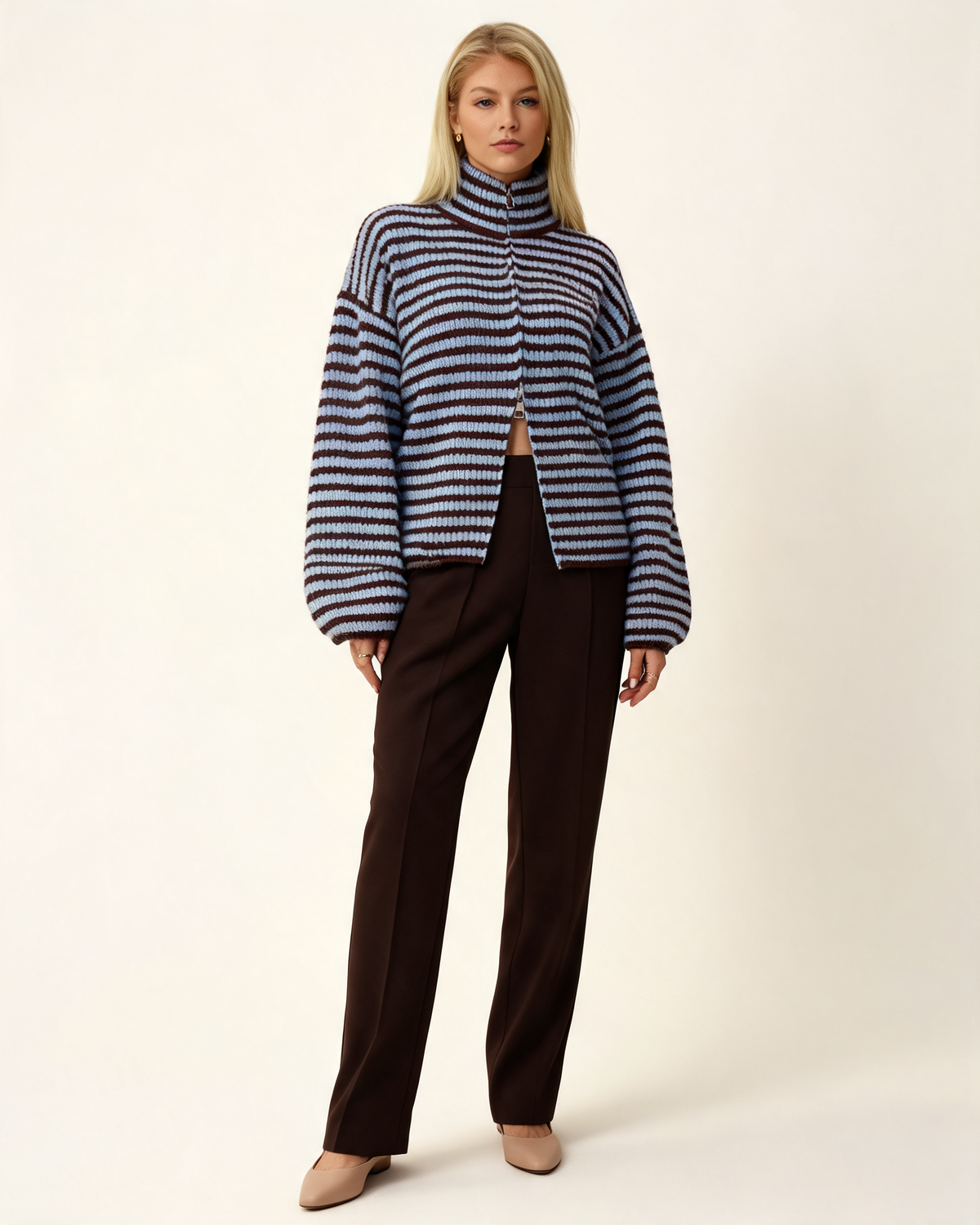 Cardigan – Maren Zip Knit