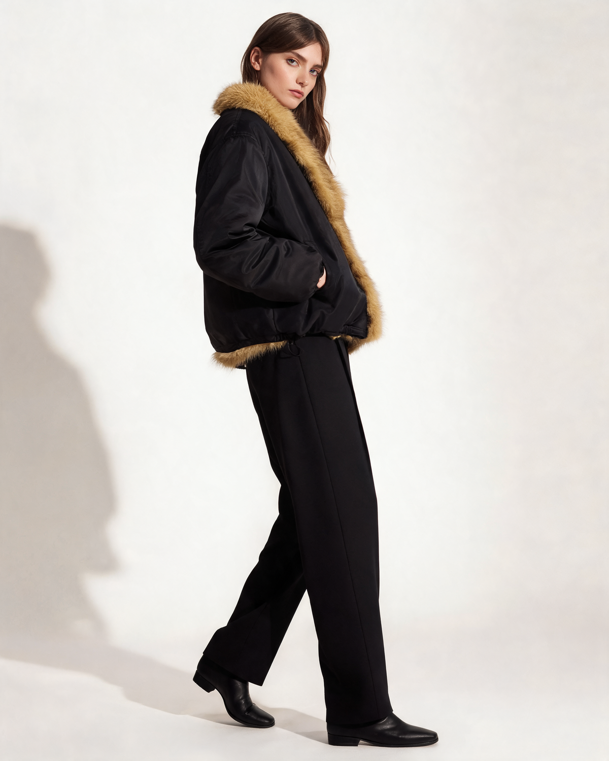 Bomber Jacket – Elowen Faux Fur