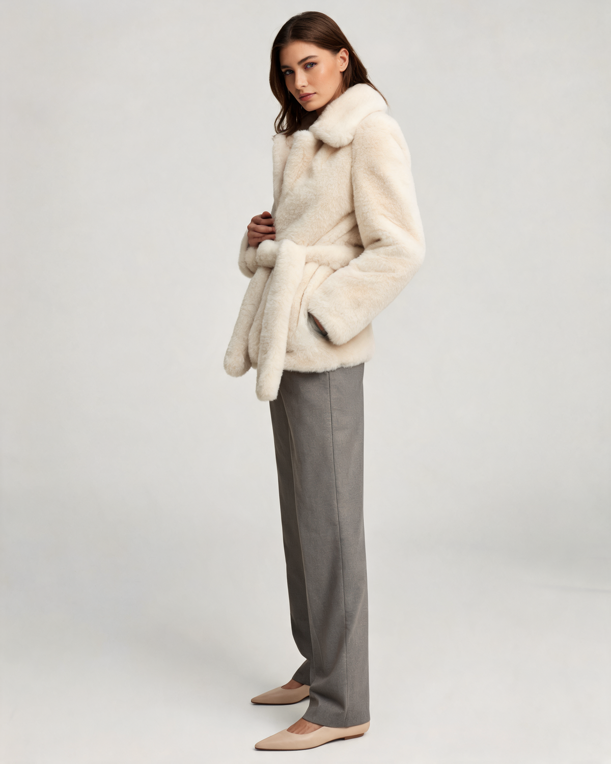 Faux Fur Coat – Mireya