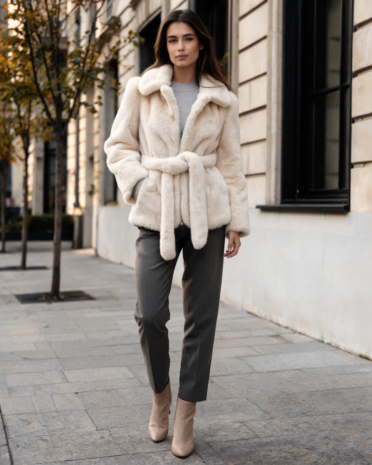 Faux Fur Coat – Mireya