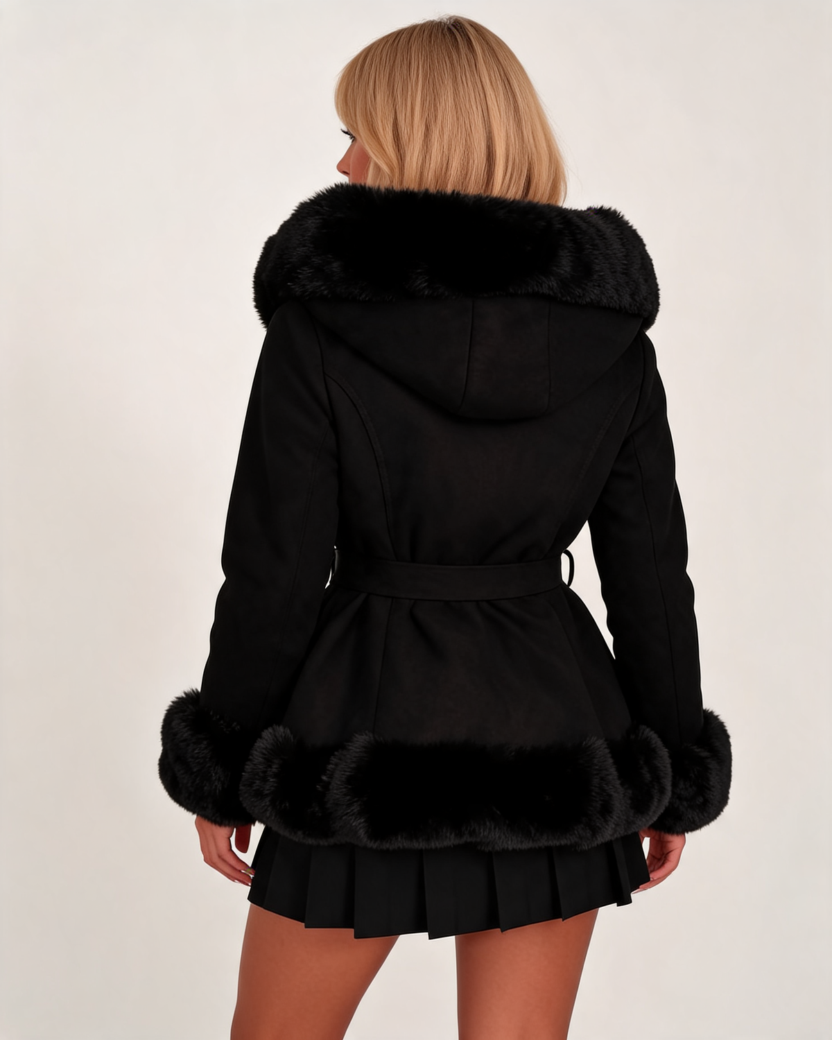 Winter Coat – Ottilie Faux Suede
