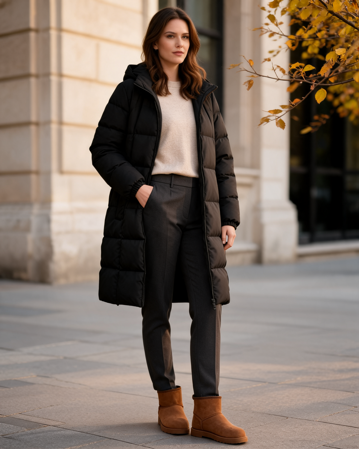 Winter Coat – Cecily Long Coat Hooded