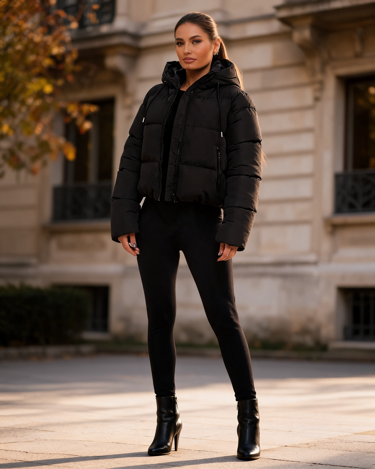 Winter Jacket – Tamsin Hooded Puffer