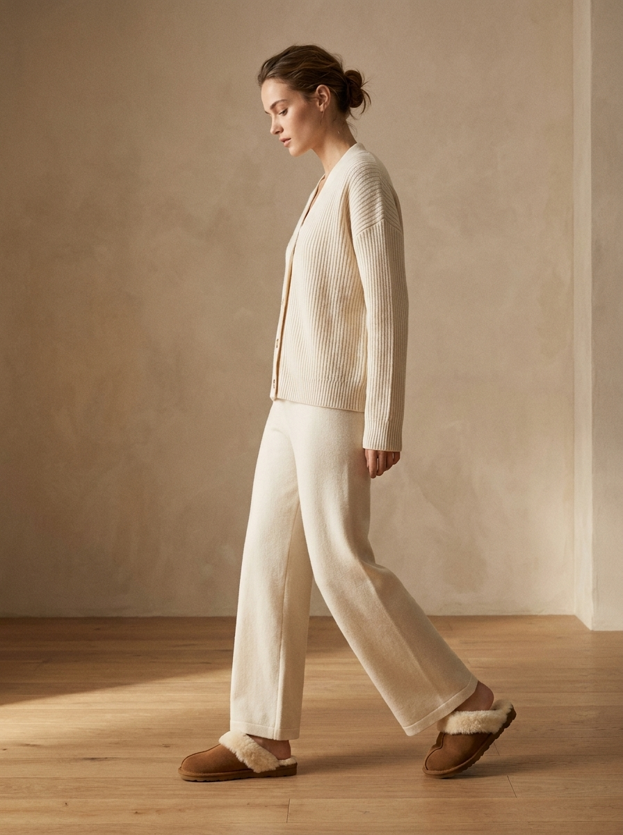 Slippers – Calista Suede Shearling
