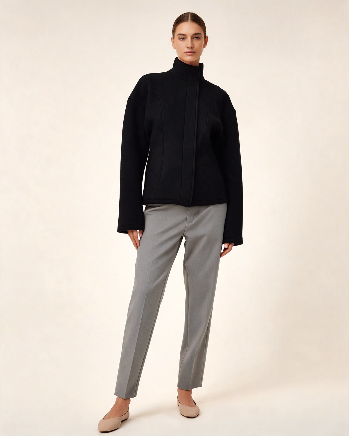 Jacket – Amalia Stand Collar