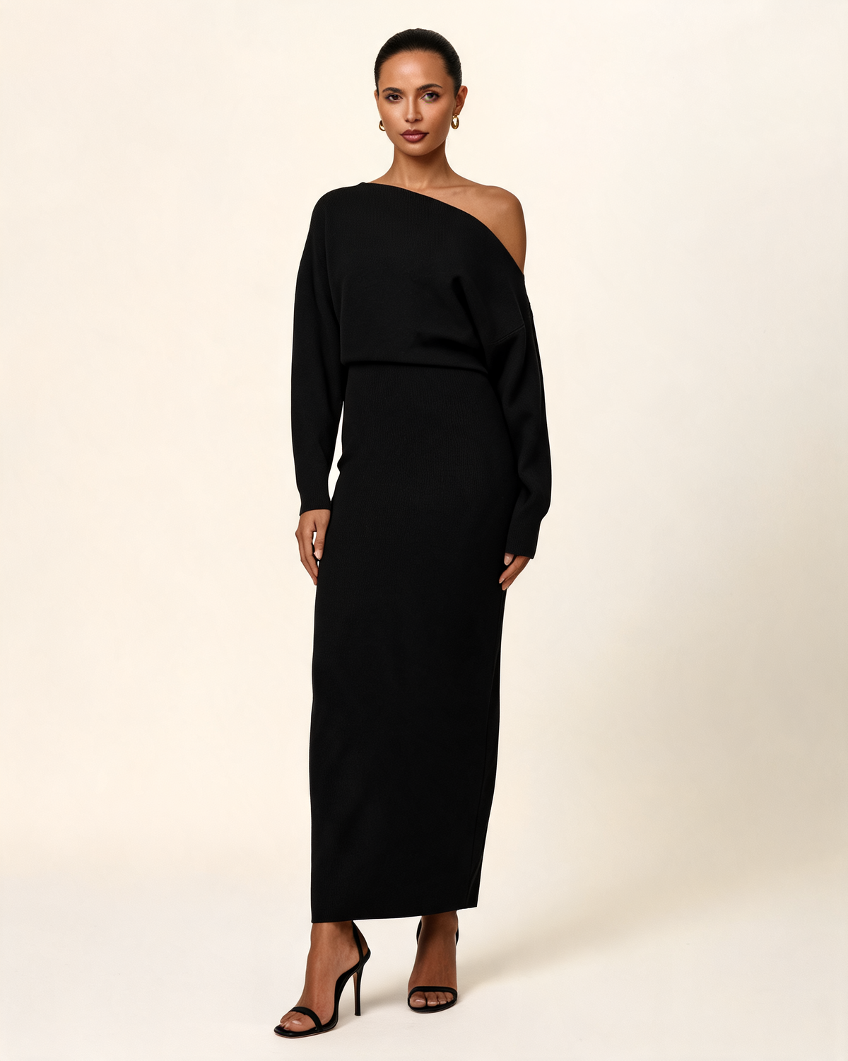 Knitted Dress – Ottavia Off Shoulder