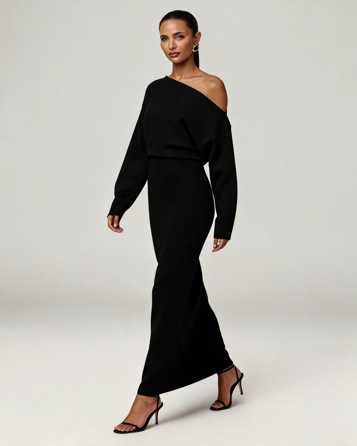 Knitted Dress – Ottavia Off Shoulder