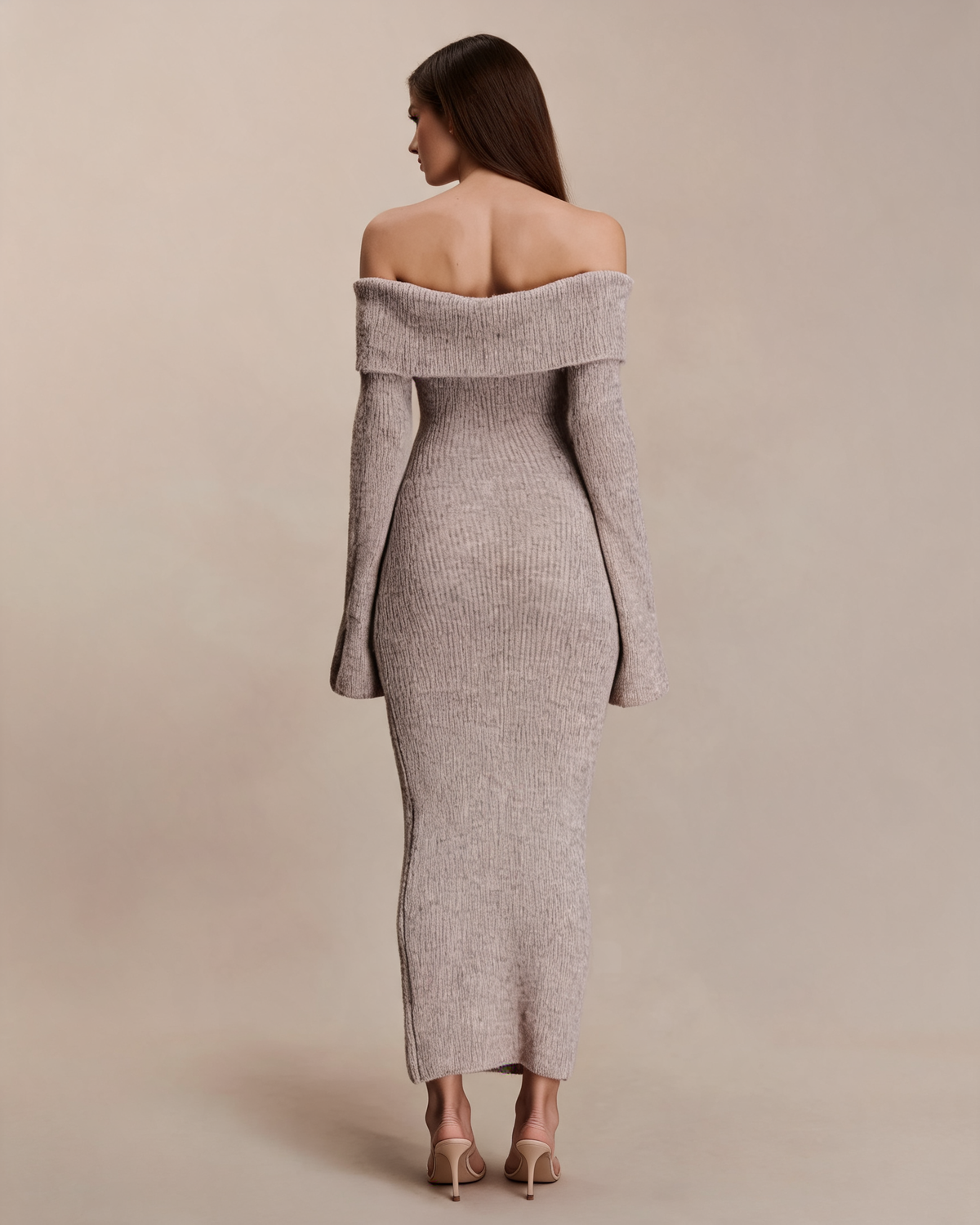 Knitted Dress – Alexandra Off Shoulder