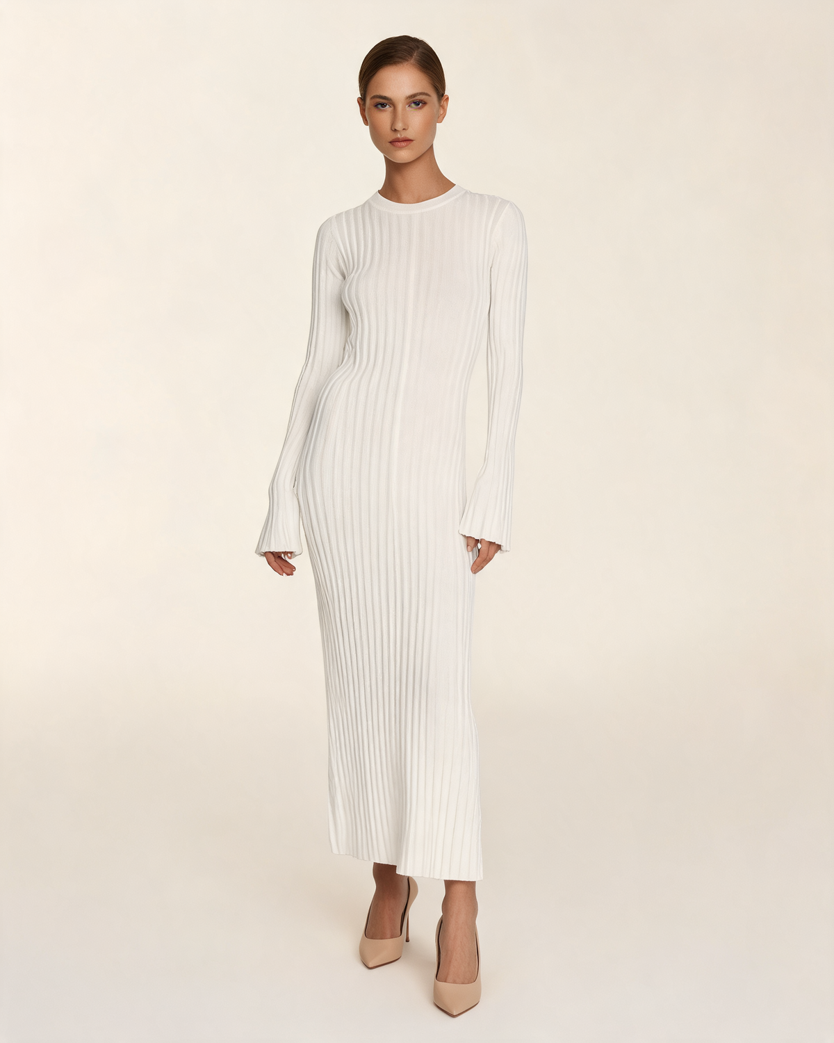 Knitted Dress – Alma Pleated