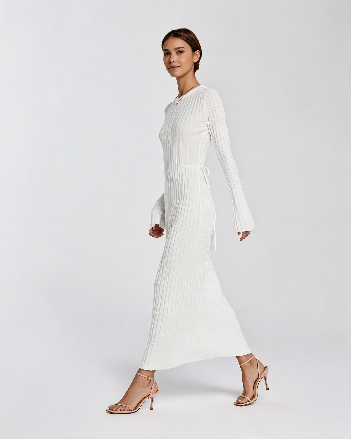 Knitted Dress – Alma Pleated